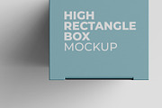 High Rectangle Box Mockup - 6 views, a Packaging Mockup by Illusiongraphic (Thumbnail 16 of 19)