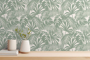 Bright Palm Leaves, a Wallpaper Graphic by MalyskaStudio (Thumbnail 4 of 5)