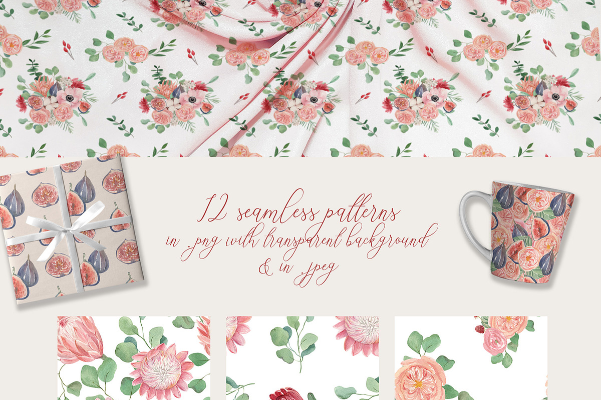 Modern Bridal Floristry Berry Pink, a Decorative Illustration by Catch the Dream Art (Photo 13 of 14)