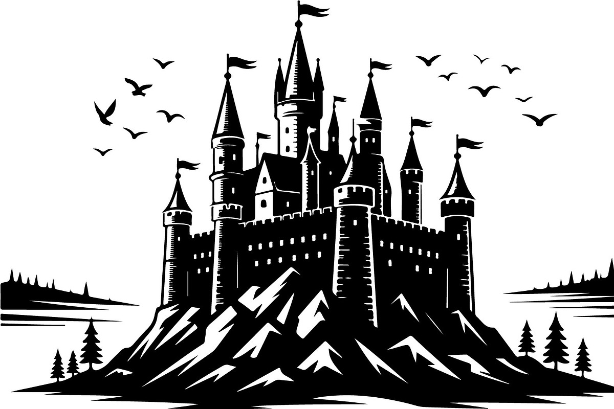 Medieval Castle Bundle, an Illustration by jahid234 (Photo 5 of 9)