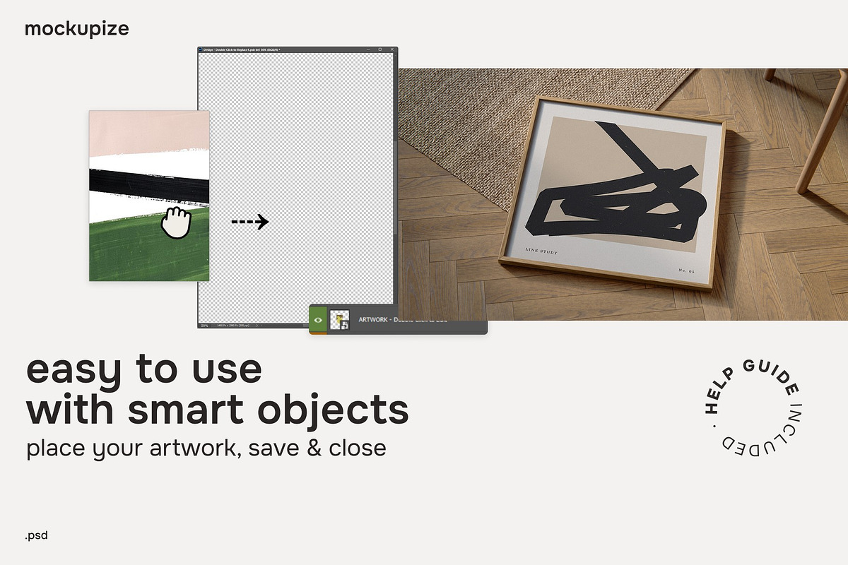 Square Flat Lay Frame Mockup, a Household Mockup by mockupize (Photo 3 of 7)