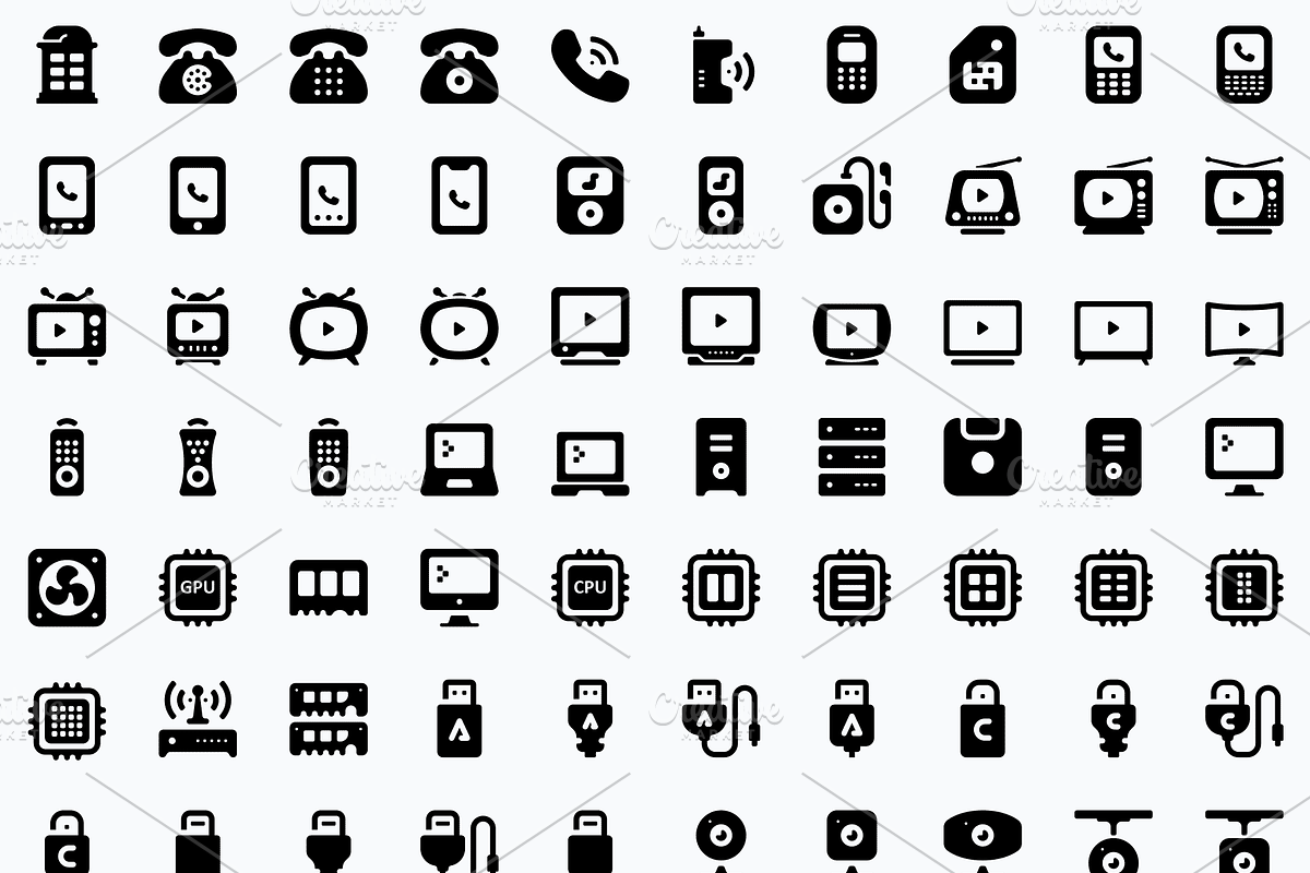 Roundies 2200 Solid Icons, a Solid Icon by Vectopus.com (Photo 9 of 27)