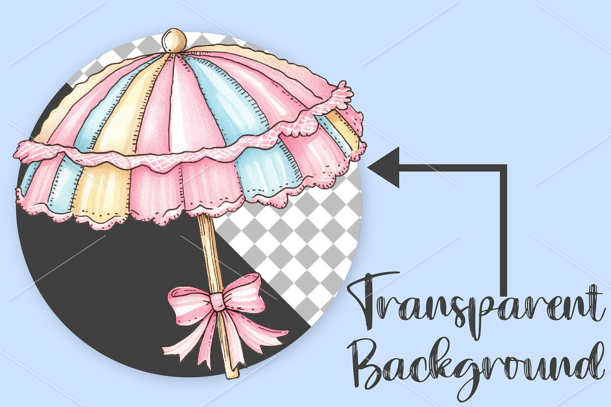 Watercolor Summer Clipart Bundle, a Seasonal Illustration by Canvas Craft (Photo 2 of 7)