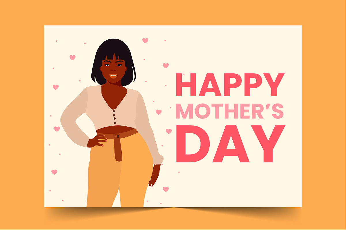 Happy Mothers Day Card, a Card Template by nataliemukundu (Photo 1 of 2)