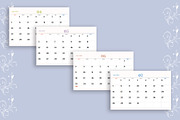 2024 Calendar InDesign template, a Print Template by dott (Thumbnail 6 of 6)