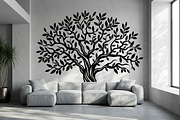 Elegant Olive Tree Silhouette, an Object Illustration by provector (Thumbnail 3 of 3)