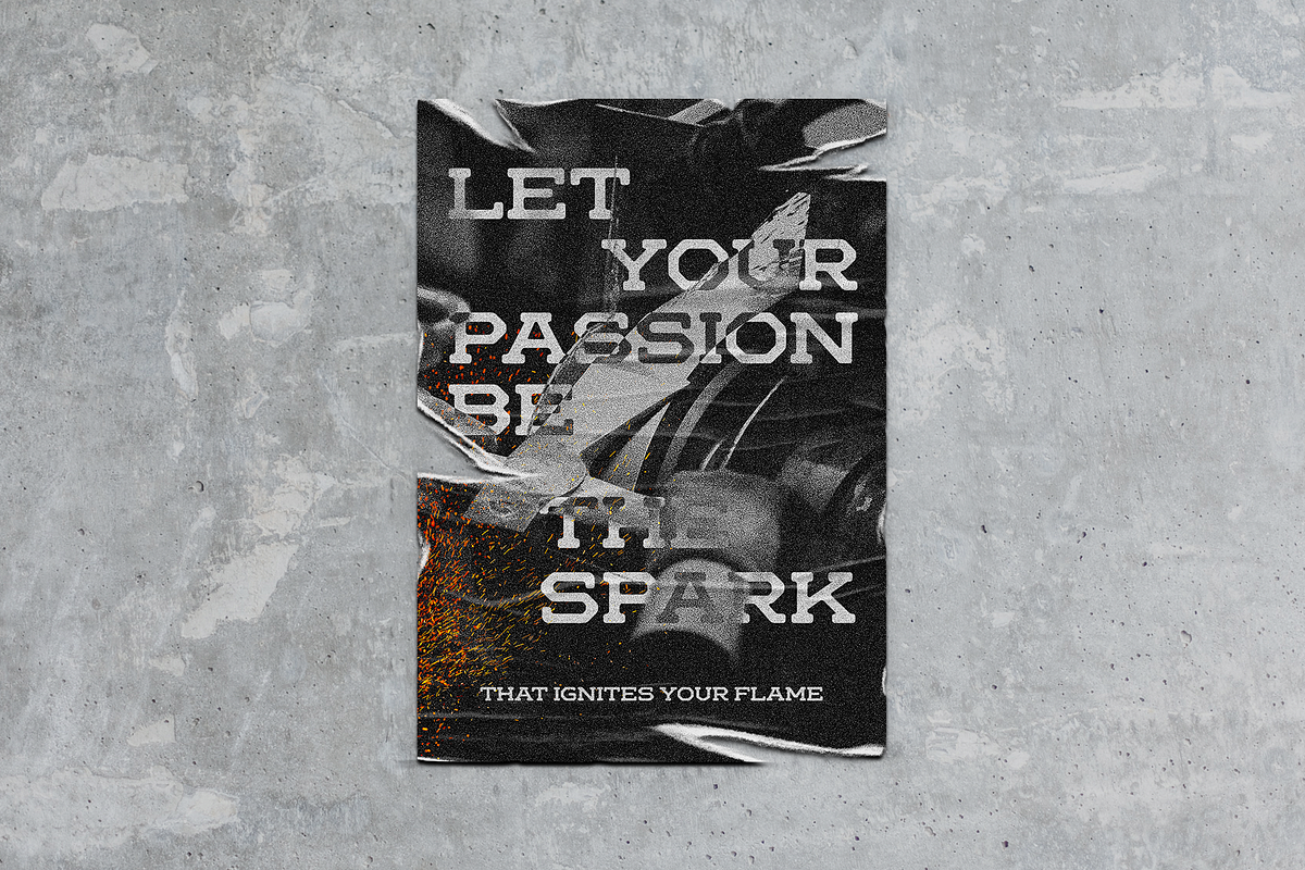 Forge Serif Display, a Font by MIKE™ (Photo 3 of 5)