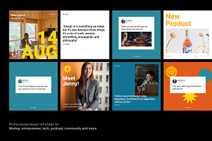 Startup Social Media Pack Stories