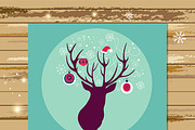 Collection of Christmas cards, a Decorative Illustration by MoleskoStudio (Thumbnail 7 of 7)