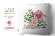 Easter watercolor set. Happy Easter!, an Illustration by SabinaWatercolorArt (Thumbnail 12 of 16)