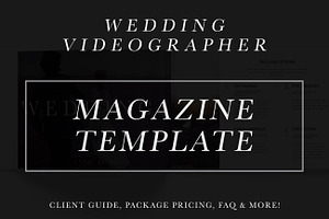 Videographer Magazine Guide Template