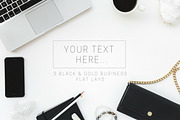 3 Black & Gold Business Flat Lays, a Business Photo by HG Photography (Thumbnail 1 of 4)