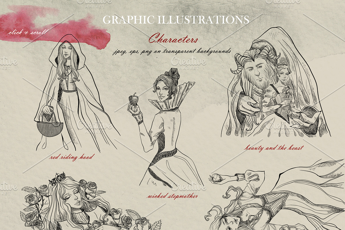 Dark fairytales, an Illustration by Scarlet Heath Art (Photo 6 of 10)