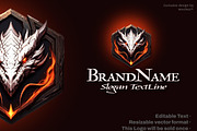 Fire Medieval Dragon Logo Emblem, a Branding & Logo Template by Maioriz Shop (Thumbnail 2 of 3)