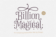 Billion Magical, a Handwritten Font by Orenari (Thumbnail 13 of 13)
