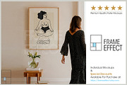 6 Neutral Art Frame Mockups Bundle, a Household Mockup by Frame Effect (Thumbnail 2 of 8)