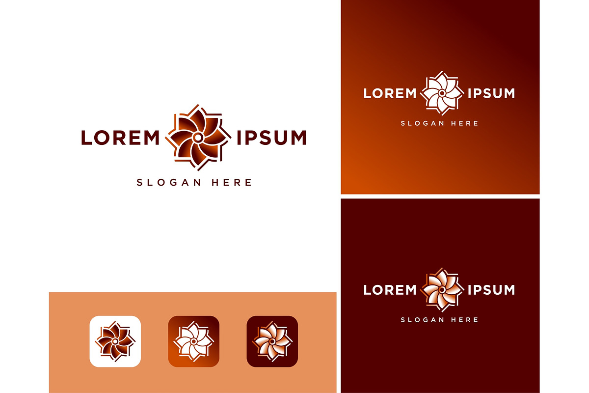 Mandala Flower Swirl Logo, a Branding & Logo Template by ika trisiana