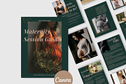 TEAL Maternity Photography Guide, a Magazine Template by Signature Edits (Thumbnail 1 of 11)