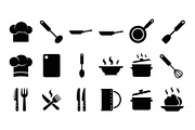 Kitchen Cooking Icon Vector Bundle, an Illustration by jahid234 (Thumbnail 46 of 51)