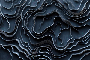 A sleek 3D black backgroundn, a Photo by Pavel_design
