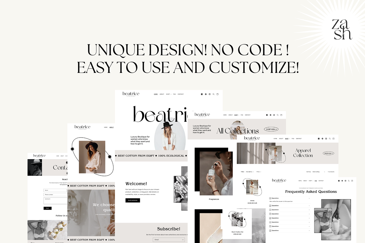 Beatrice - Luxury Shopify Theme, a Shopify Template by Studio Zash (Photo 9 of 13)