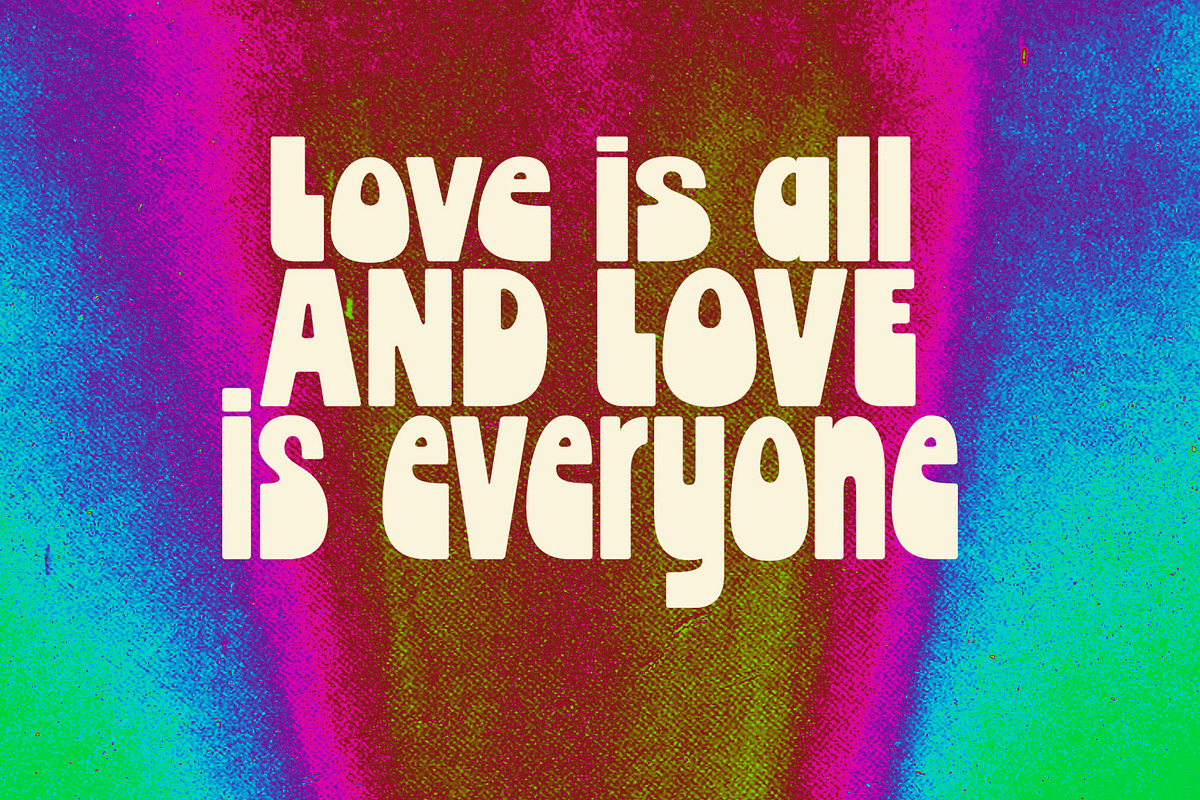 Chorine Family | Two retro fonts, a Font by The Flying Type (Photo 3 of 13)