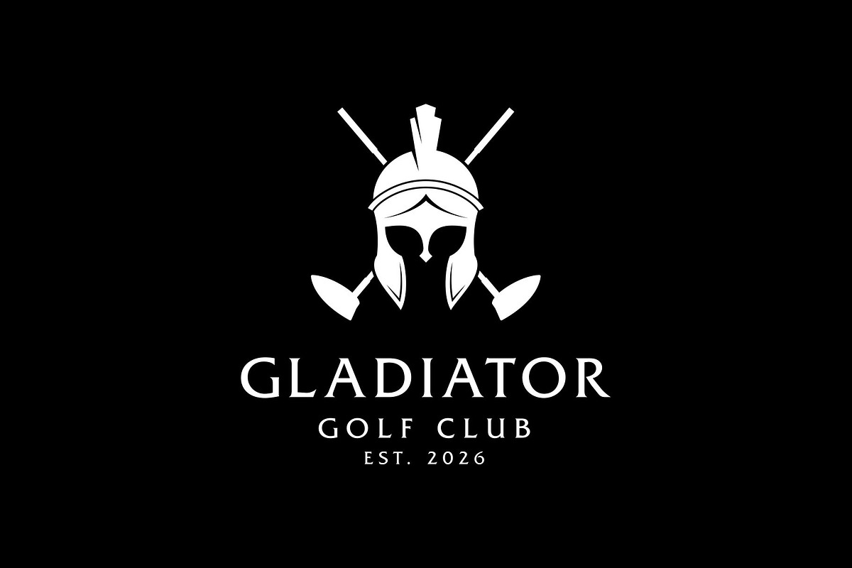 Spartan Helmet and Golf Club Logo, a Branding & Logo Template by Buqancreative (Photo 4 of 5)