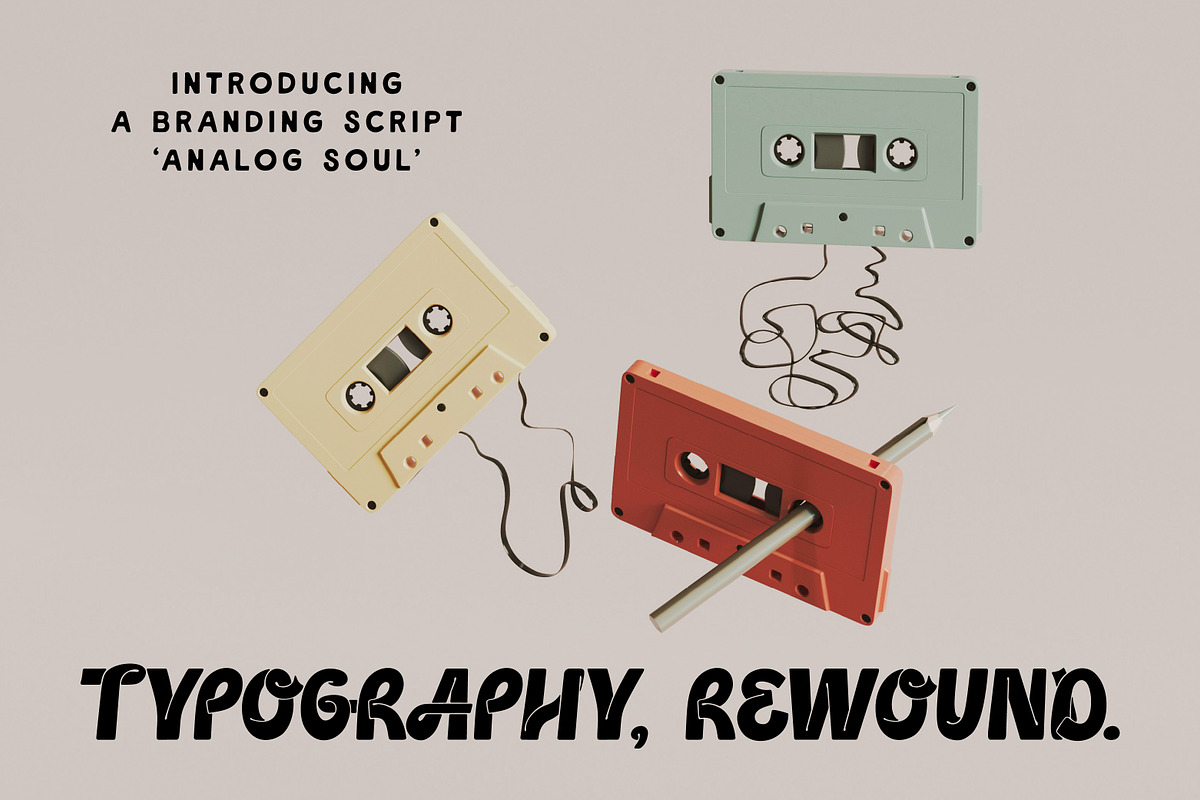 Analog Soul Branding Bold Script, a Script Font by Struvictory.art (Photo 3 of 10)