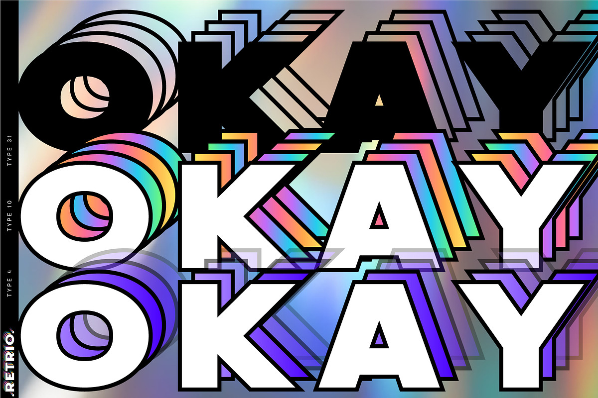 Retrio. OTF-SVG Color Family, a Symbol Font by Luxfont (Photo 2 of 11)