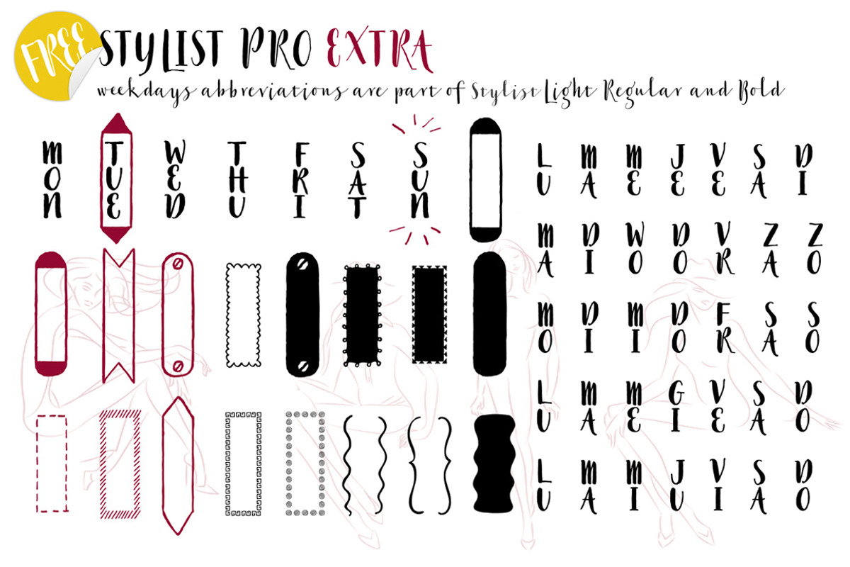 50% OFF Stylist Pro, a Script Font by Fontforecast (Photo 13 of 14)