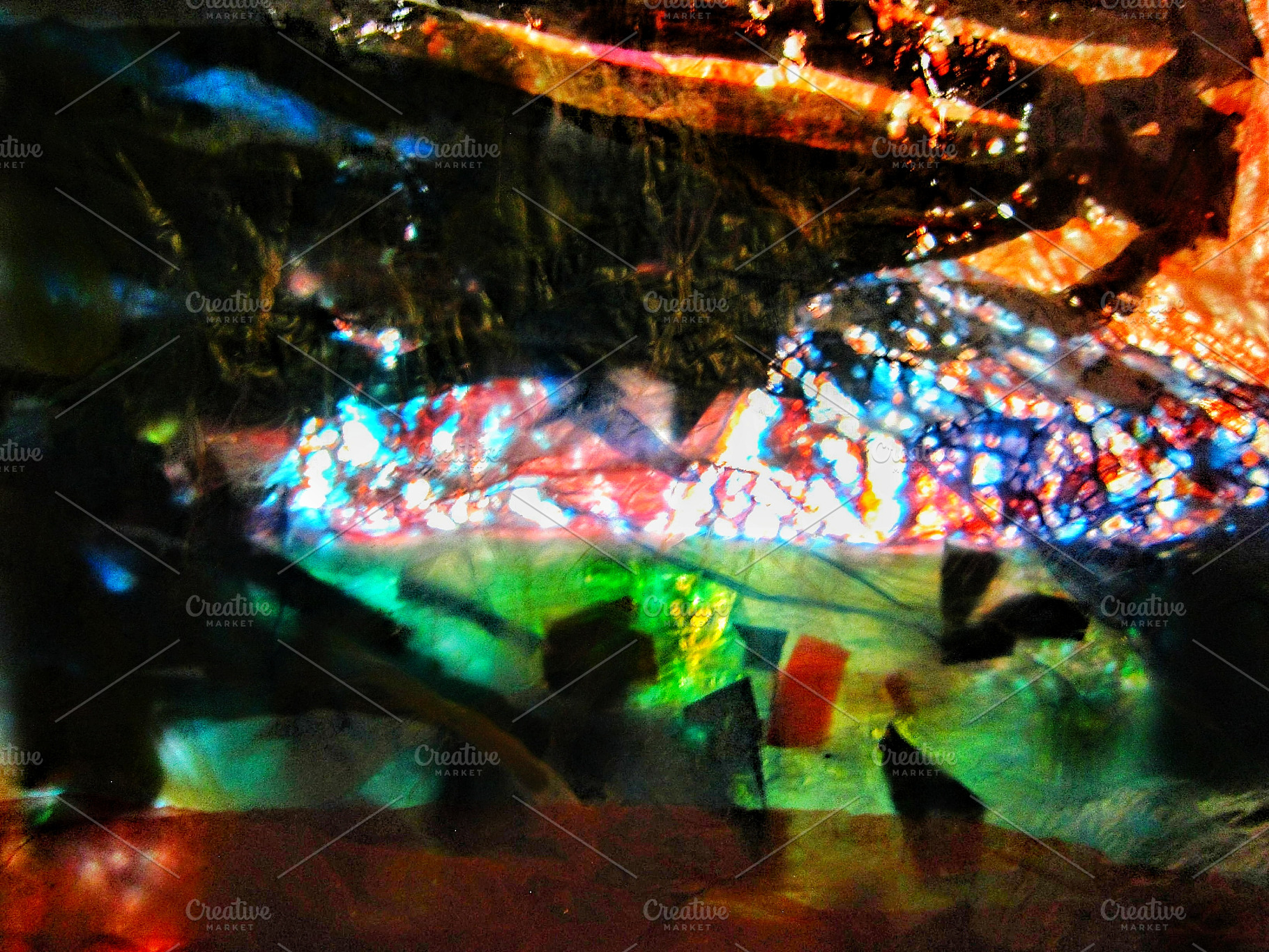 Calm collage abstract,Eco dark art, an Abstract Photo by Manis recycle abstract