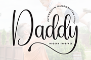 Daddy | Script Font, a Handwritten Font by Scratchones (Thumbnail 1 of 9)