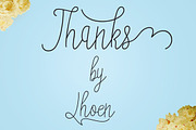 Mandar, a Script Font by Jhoen (Thumbnail 8 of 8)