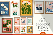 Modern Flora. 4 | Wall Art Creator, an Object Graphic by Leleka.Store (Thumbnail 1 of 19)