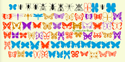 XComputerBuggz, a Symbol Font by Ingrimayne Type (Thumbnail 4 of 5)
