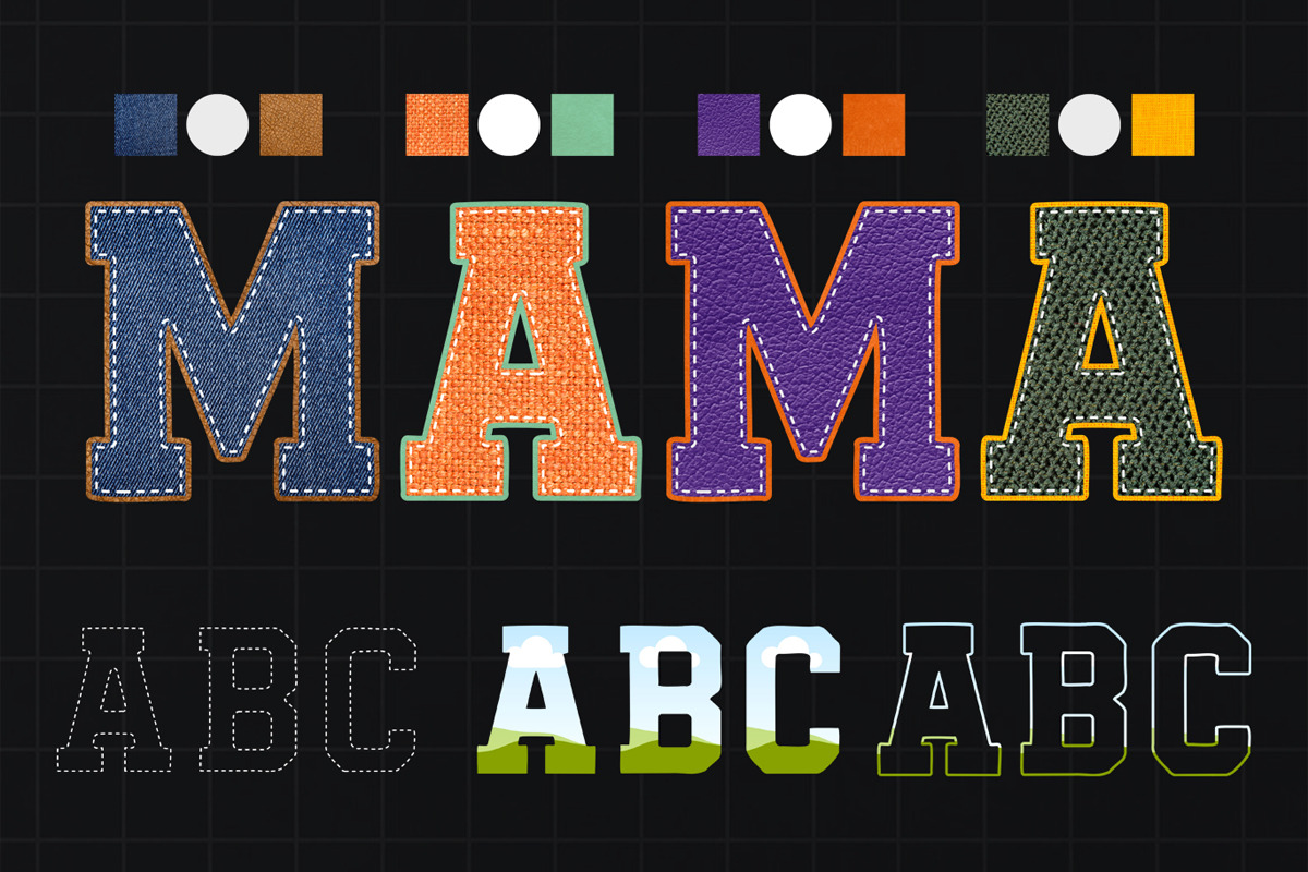 Mia Ben - Varsity Font Canva Frames, a Script Font by Jozoor (Photo 3 of 7)