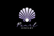 pearl shell logo for jewelry shop, a Branding & Logo Template by Atlantis X Nurman Arbai (Thumbnail 1 of 2)