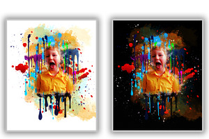 Paint Dripping Effect PS Action