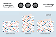 UKA Greeting Card Photoshop Mockups, a Product Mockup by Rocket & Indigo (Thumbnail 2 of 11)