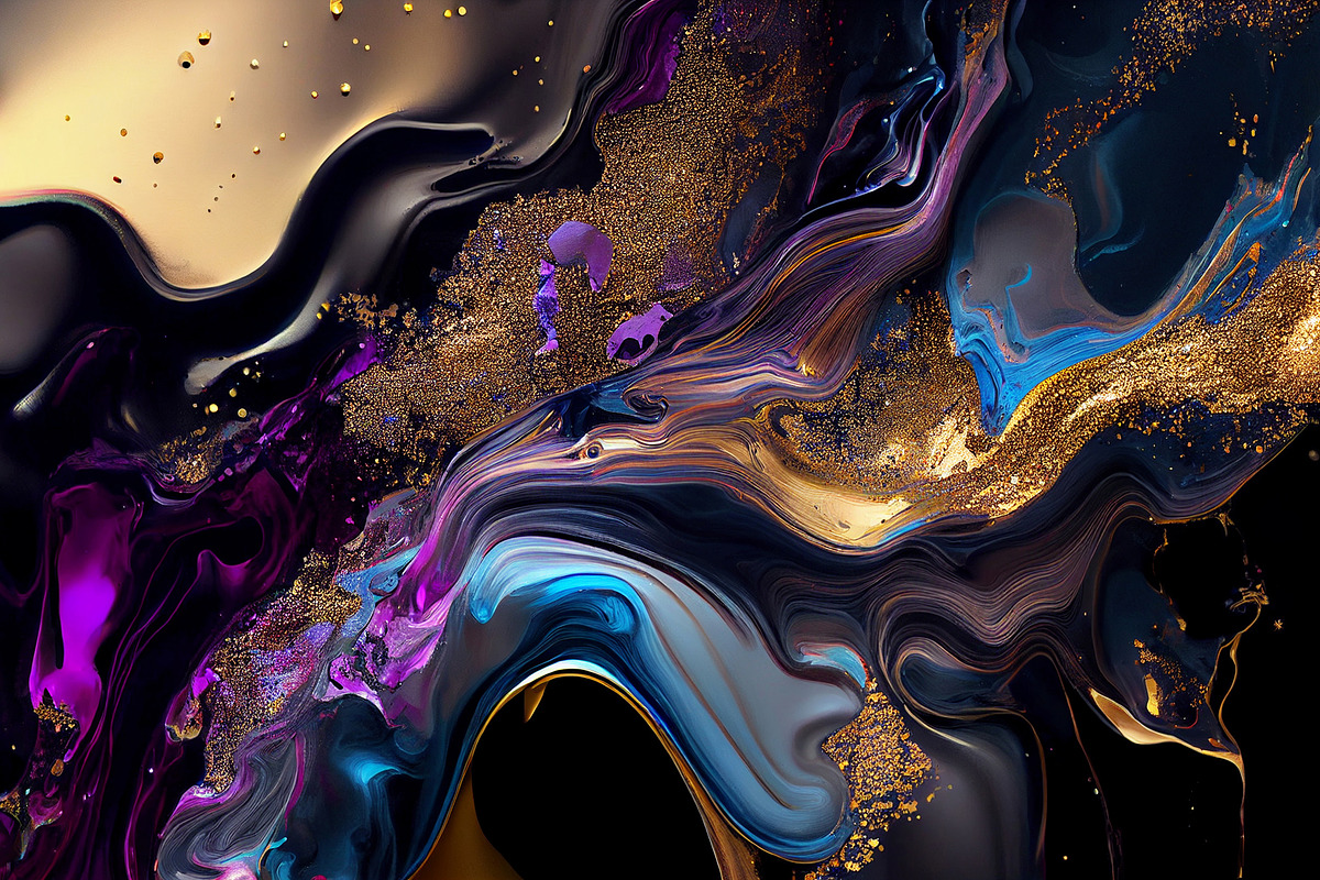 Colorful Acrylic liquid textures, a Texture Graphic by Anntuan (Photo 4 of 9)
