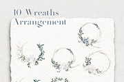 Snowy Winter watercolor flowers, a Decorative Illustration by BlumenSoul (Thumbnail 3 of 6)