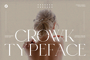 Crowk - A Luxury and Timeless Serif, a Serif Font by roomspace creative lab (Thumbnail 1 of 11)