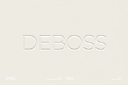 Debossed Paper Logo Mockup PSD, a Packaging Mockup by Feel This (Thumbnail 1 of 5)