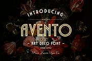 Avento, a Sans Serif Font by Larin Type Co. (Thumbnail 1 of 10)