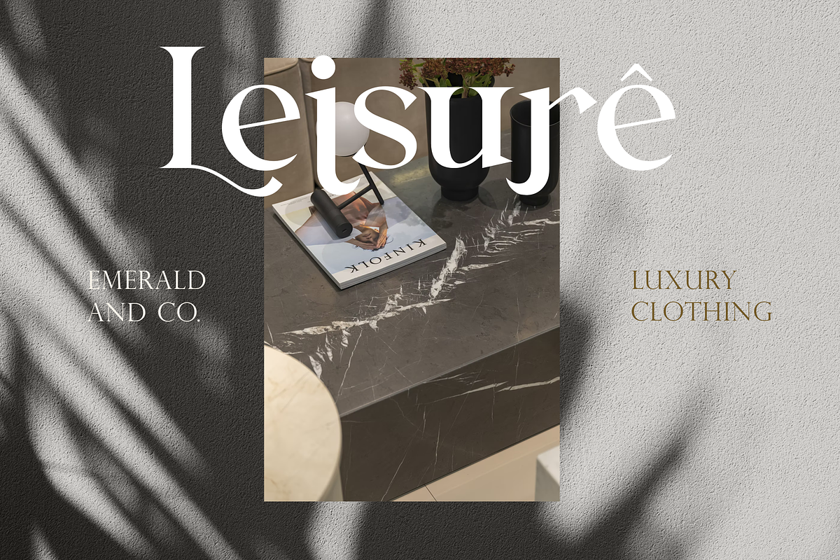Modern Serif Font, a Script Font by Graphue (Photo 7 of 10)