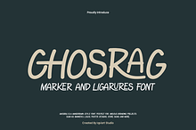 Chosrag - Marker Ligatures Font