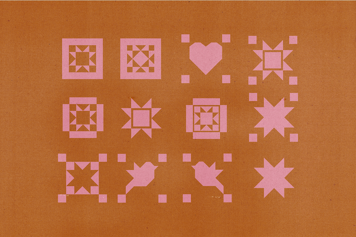Quilt Folk - Letter & Quilt Icons, a Solid Icon by Madeline ODonoghue Design (Photo 13 of 16)