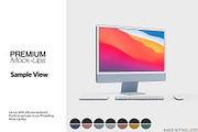 Apple iMac 24” M1 Mockups, a Device Mockup by mock-ups (Thumbnail 9 of 13)