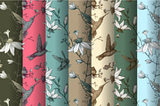 7 Blossom Patterns, a Pattern Graphic by Sunny_Lion (Thumbnail 1 of 8)
