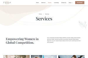 Business Coach For Women Template